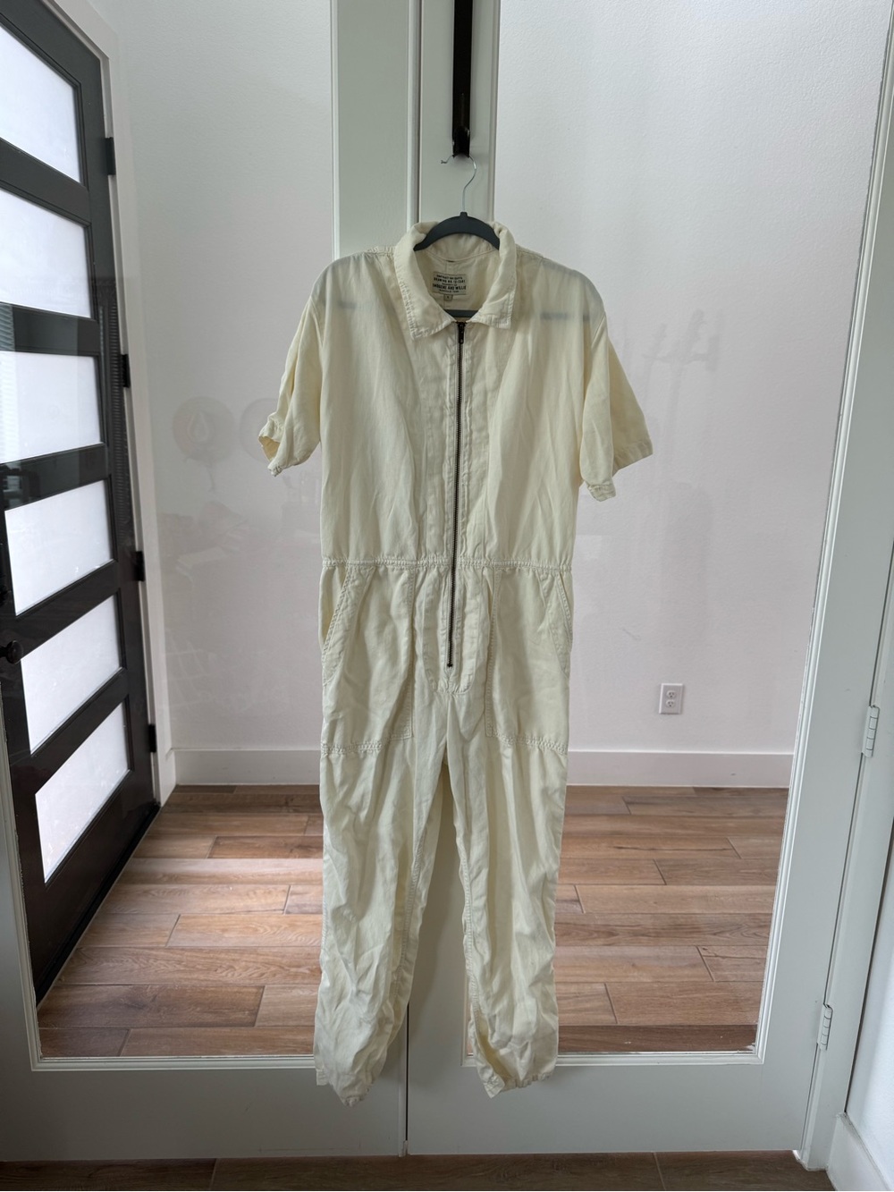 Imogen + Willie Utility Jumpsuit in Cream - Picture 2 of 10